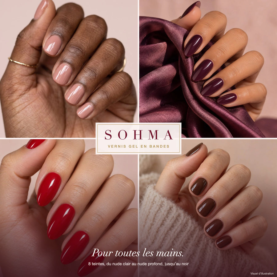 SOHMA, vernis gel en bandes